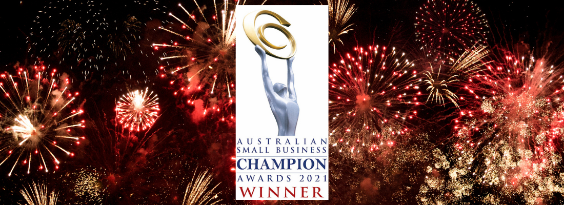 Winner - Tourism, Australian Small Business Champion Awards. 